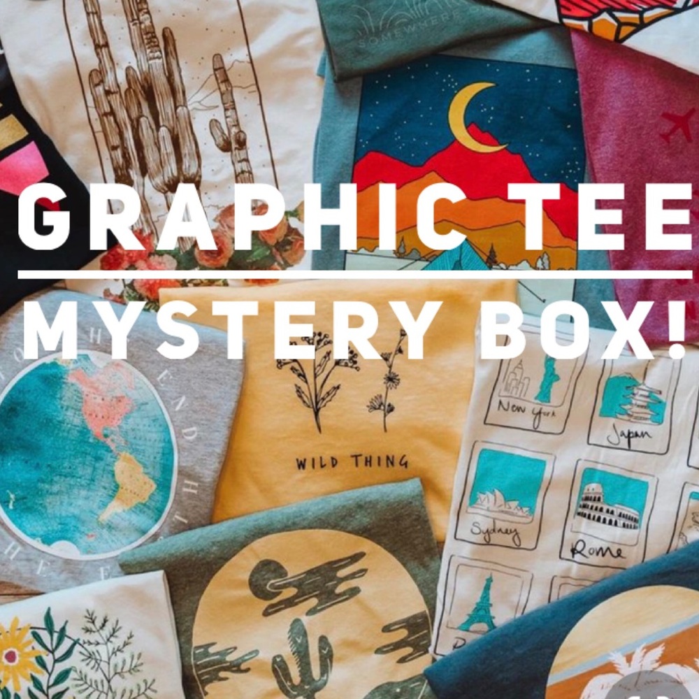 Graphic Tee T-Shirt Mystery Box!